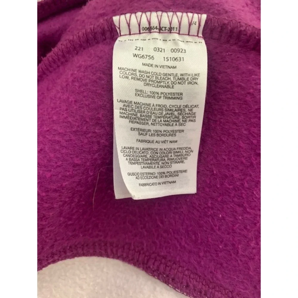 Columbia Girls Purple Colorblock Full Zip Fleece‎ Jacket Size M Outdoorsy 10/12